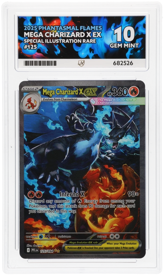 Mega Charizard X EX SIR 125 - Ace 10 - Phantasmal Flames