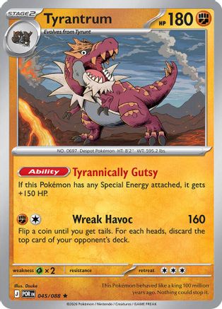 Tyrantrum 45 - ME03 Perfect Order Reverse Holofoil