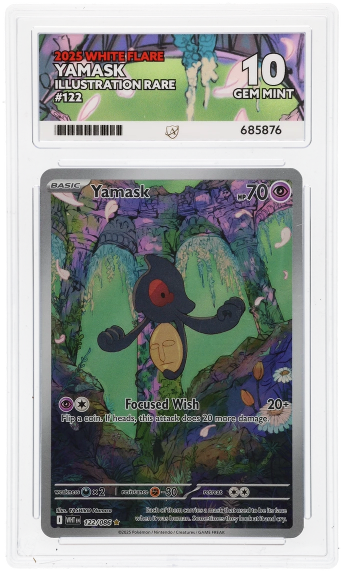 ACE 10 - Yamask - 122/086 - White Flare - Pokemon