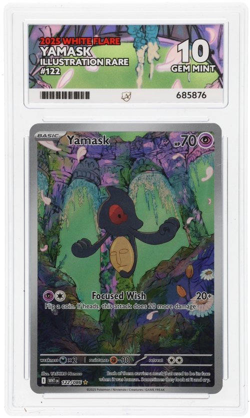 ACE 10 - Yamask - 122/086 - White Flare - Pokemon