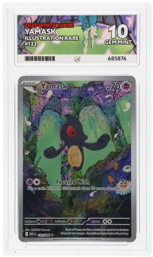 ACE 10 - Yamask - 122/086 - White Flare - Pokemon