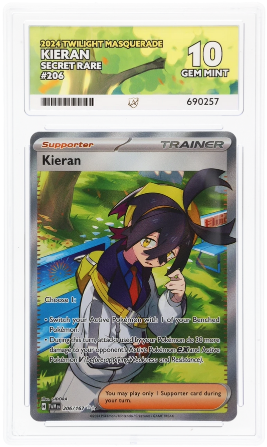 ACE 10 - Kieran - 206/167 - Twilight Masquerade - Pokemon