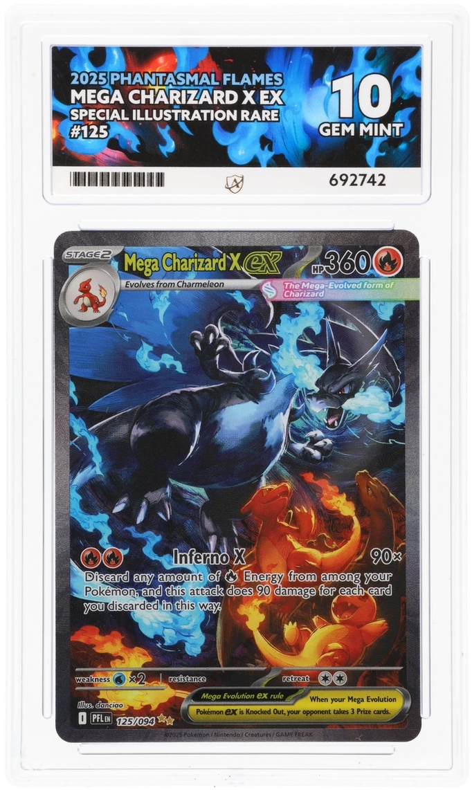 Mega Charizard X EX SIR 125 - Ace 10 - Phantasmal Flames