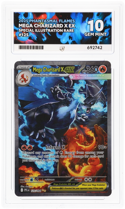 Mega Charizard X EX SIR 125 - Ace 10 - Phantasmal Flames