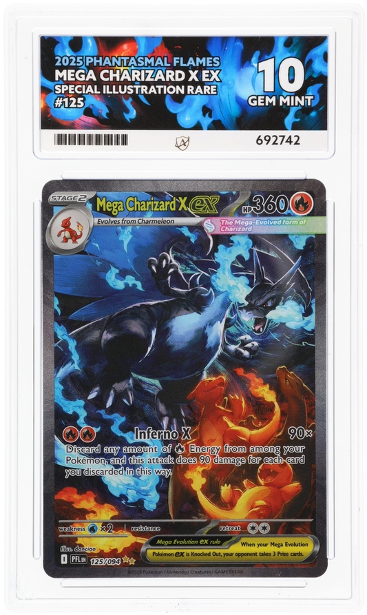 Mega Charizard X EX SIR 125 - Ace 10 - Phantasmal Flames