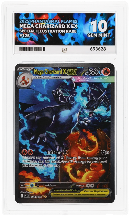 Mega Charizard X EX SIR 125 - Ace 10 - Phantasmal Flames