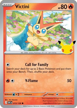 Victini 13 - ME 30th Celebration Holofoil