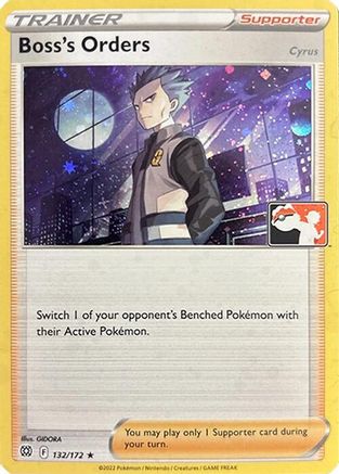 Boss's Orders [Cyrus] - 132/172 (Cosmos Holo) 132 - Prize Pack Series Cards Holofoil