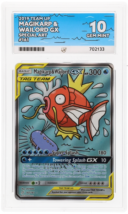 ACE 10 - Magikarp & Wailord GX - 161/181 - Team Up - Pokemon