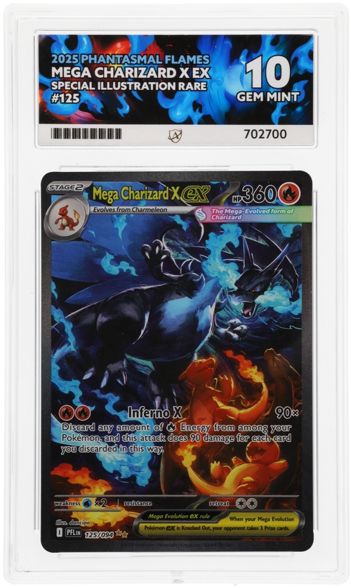Mega Charizard X EX SIR 125 - Ace 10 - Phantasmal Flames