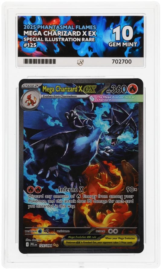 Mega Charizard X EX SIR 125 - Ace 10 - Phantasmal Flames