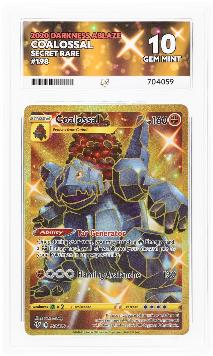 ACE 10 - Coalossal - 198/189 - Darkness Ablaze - Pokemon