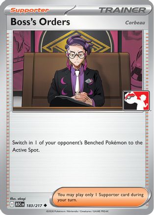 Boss's Orders [Corbeau] - 183/217 183 - Prize Pack Series Cards