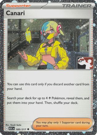 Canari - 185/217 (Cosmos Holo) 185 - Prize Pack Series Cards Holofoil