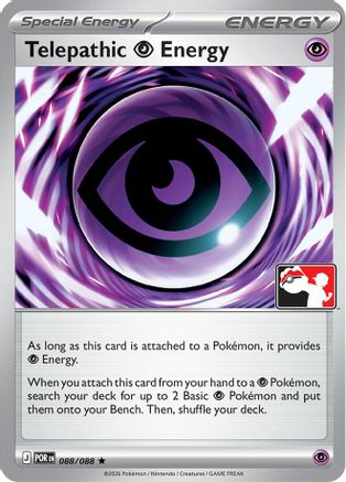 Telepathic Psychic Energy - 088/088 88 - Prize Pack Series Cards
