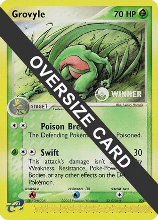 Grovyle - 004 (e-League) [Winner] 4 - Jumbo Cards Holofoil