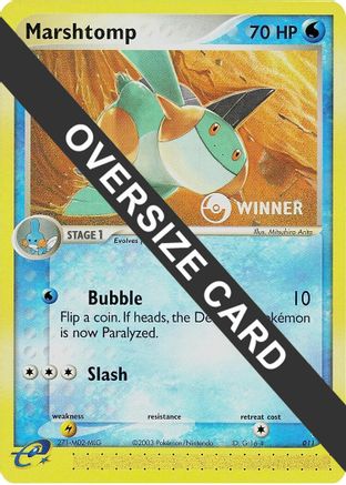 Marshtomp - 011 (e-League) [Winner] 11 - Jumbo Cards Holofoil