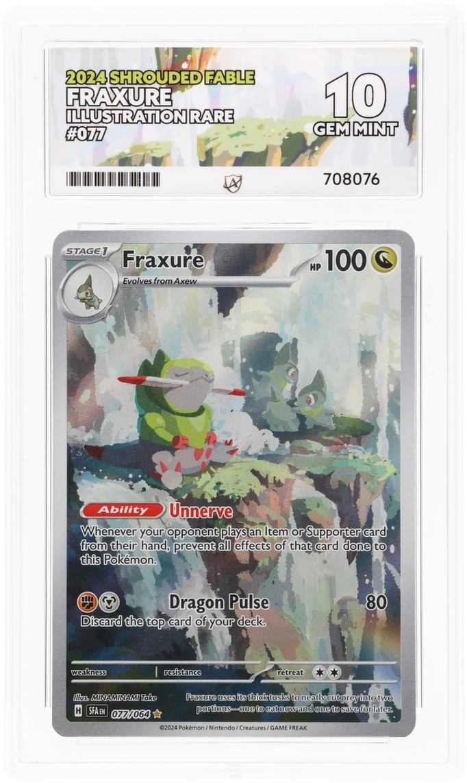ACE 10 - Fraxure - 077/064 - Shrouded Fable - Pokemon