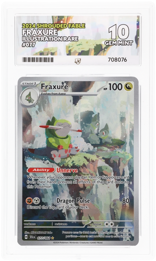 ACE 10 - Fraxure - 077/064 - Shrouded Fable - Pokemon