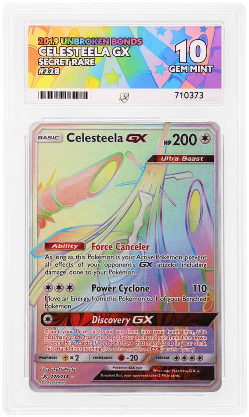 ACE 10 - Celesteela GX - 228/214 - Unbroken Bonds - Pokemon