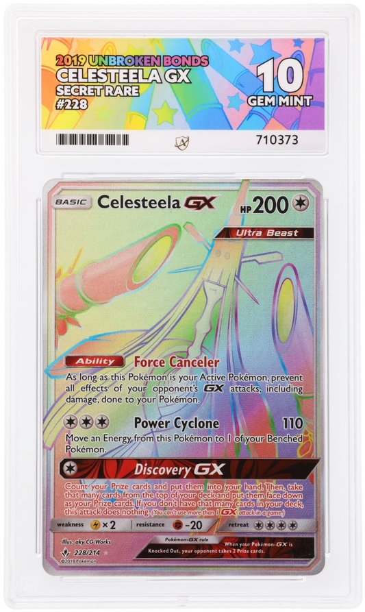 ACE 10 - Celesteela GX - 228/214 - Unbroken Bonds - Pokemon