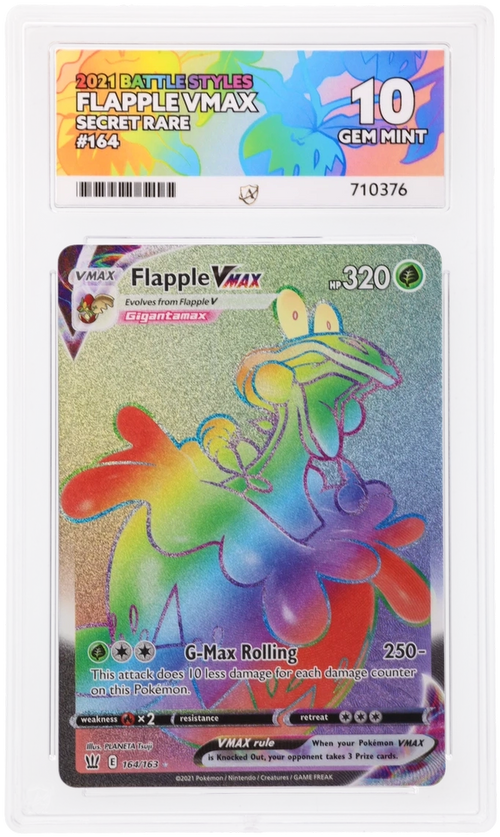 ACE 10 - Flapple VMAX - 164/163 - Battle Styles - Pokemon