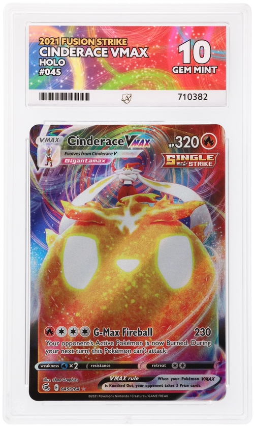 ACE 10 - Cinderace VMAX - 045/264 - Fusion Strike - Pokemon