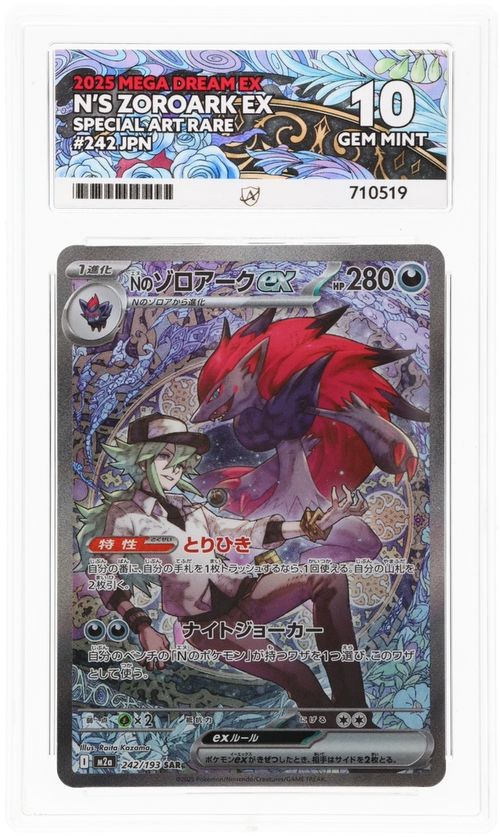 N's Zoroark ex - ACE 10   (Front)