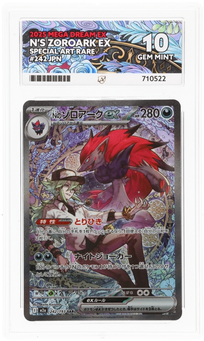 N's Zoroark ex - ACE 10   (Front)