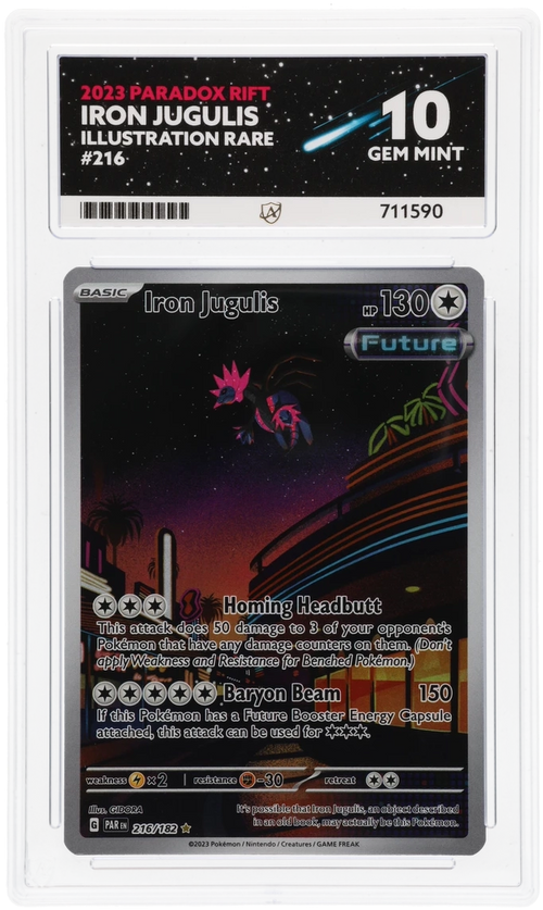 ACE 10 - Iron Jugulis - 216/182 - Paradox Rift - Pokemon
