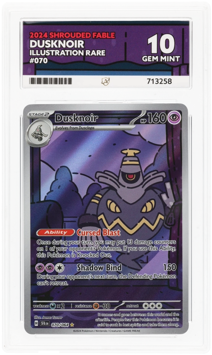 ACE 10 - Dusknoir - 070/064 - Shrouded Fable - Pokemon