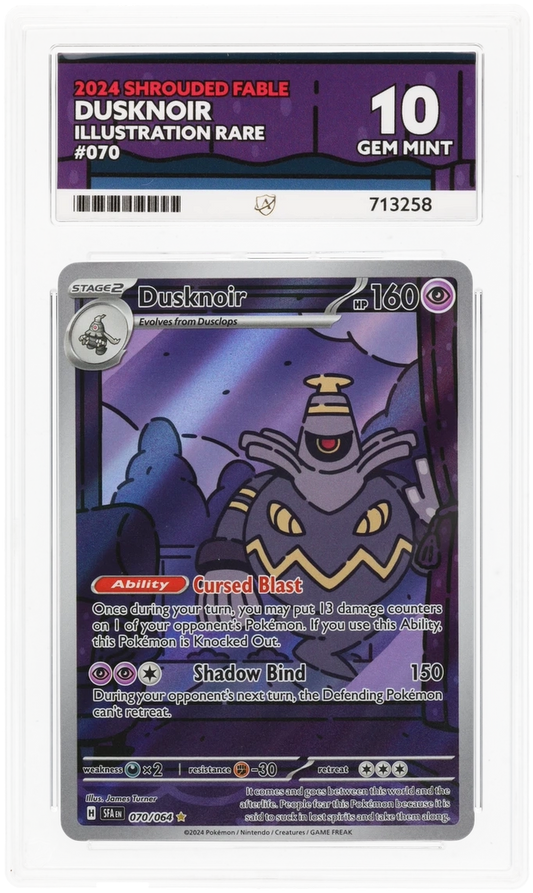 ACE 10 - Dusknoir - 070/064 - Shrouded Fable - Pokemon