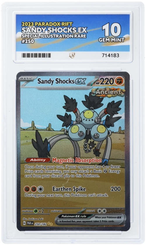ACE 10 - Sandy Shocks ex - 250/182 - Paradox Rift - Pokemon
