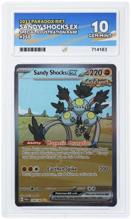 ACE 10 - Sandy Shocks ex - 250/182 - Paradox Rift - Pokemon