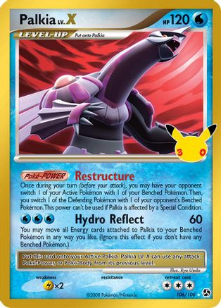 Palkia LV.X 106 - ME 30th Celebration Classic Collection Holofoil