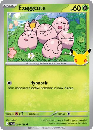 Exeggcute 1 - ME 30th Celebration Holofoil