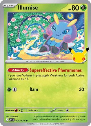 Illumise 4 - ME 30th Celebration Holofoil