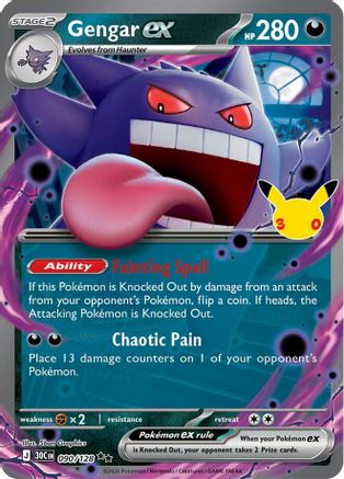 Gengar ex 90 - ME 30th Celebration Holofoil