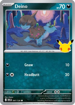 Deino 97 - ME 30th Celebration Holofoil