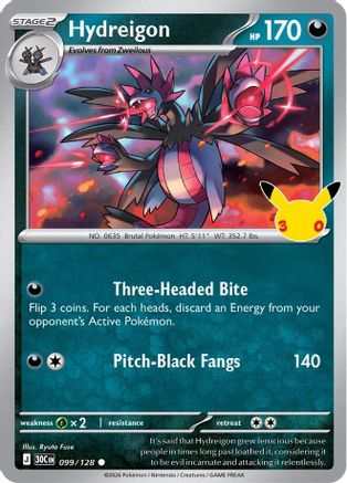Hydreigon 99 - ME 30th Celebration Holofoil