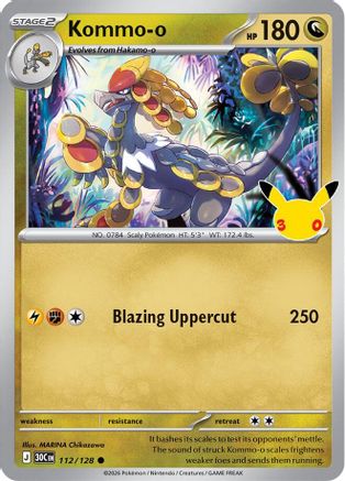 Kommo-o 112 - ME 30th Celebration Holofoil