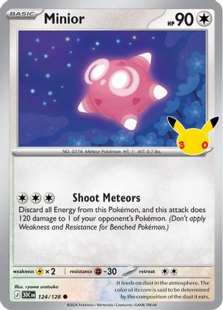 Minior 124 - ME 30th Celebration Holofoil