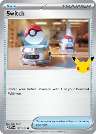 Switch 127 - ME 30th Celebration Holofoil