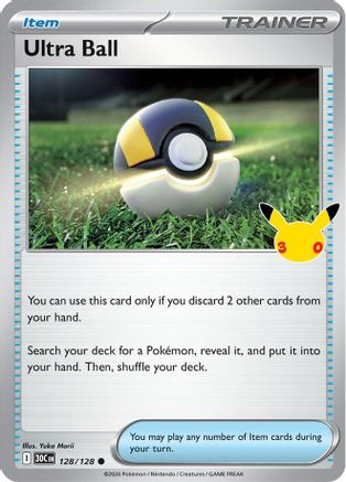 Ultra Ball 128 - ME 30th Celebration Holofoil