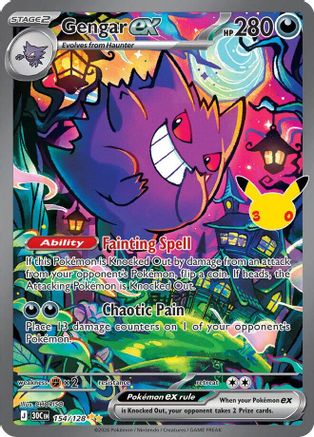 Gengar ex - 154/128 154 - ME 30th Celebration Holofoil
