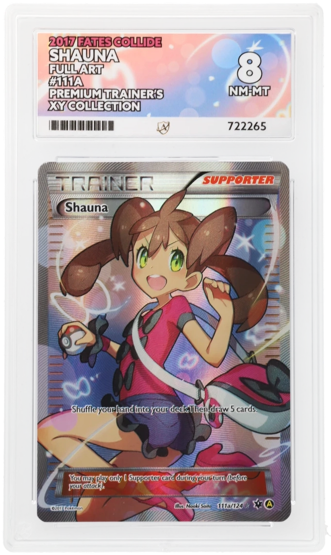 ACE 8   - Shauna - 111a/124 - Fates Collide - Pokemon - Premium Trainer's XY Collection