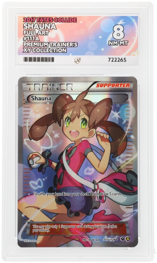 ACE 8   - Shauna - 111a/124 - Fates Collide - Pokemon - Premium Trainer's XY Collection