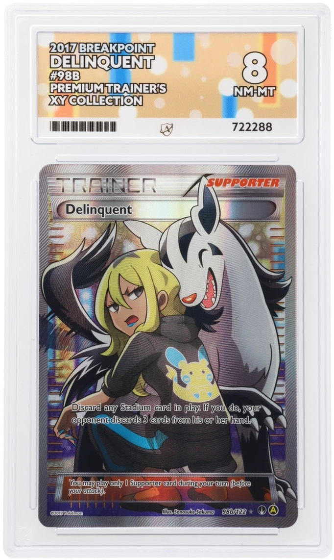 delinquent card pokemon ACE 8 - - 98b/122 - BREAKpoint - 1 (One) Pack of Option:Vol. 7 MTG Nightmare Bundle