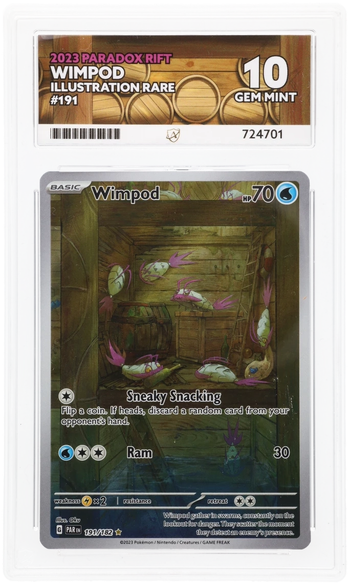 ACE 10 - Wimpod - 191/182 - Paradox Rift - Pokemon