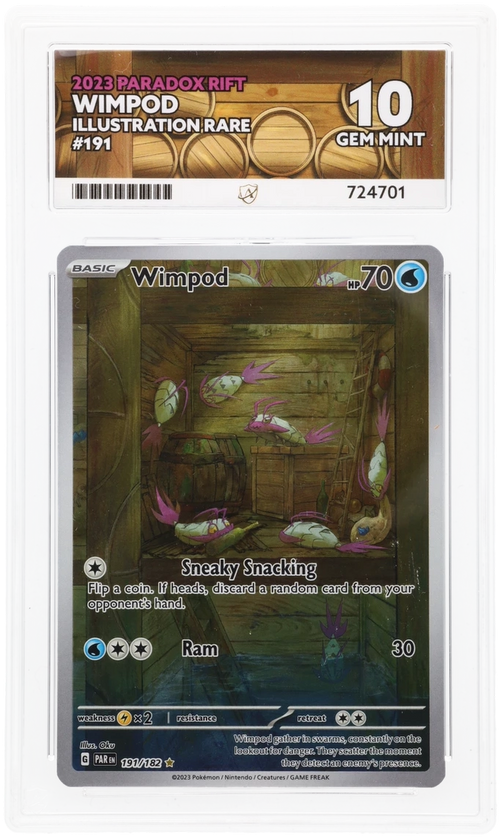 ACE 10 - Wimpod - 191/182 - Paradox Rift - Pokemon
